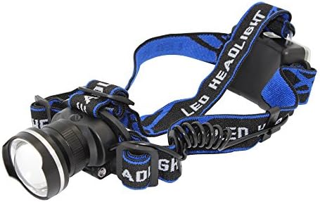 Whaitfire LED Headlamp, Zoomable, Headlight Flashlight (for Camping and Hiking) with Super Bright 900 Lumens XML-T6 LED, 3 Light Modes