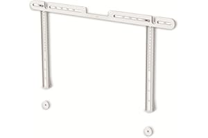 PureMounts® Supporto per altoparlanti per montaggio diretto sulla TV, compatibile con Sonos Arc/Arc Ultra, capacità di carico: 10 kg, bianco