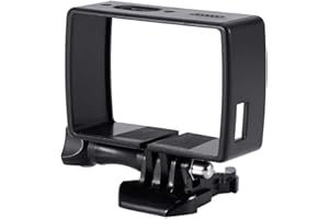 VBESTLIFE Telaio della Custodia Protettiva, Custodia Nera per Montaggio Laterale Custodia Protettiva per Telaio con Adattatore di Montaggio per YI 4K per XiaoYi 2