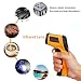 Produktbild Laser Messgerät Deutschland - Infrarot Thermometer / Pyrometer Pistole / Digital inkl. Laserpointer für kontaktfreies messen der Temperatur