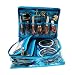 K&P Plastic Cover Makeup Kit Jewellery Vanity Pouch (Blue) RS.599.00