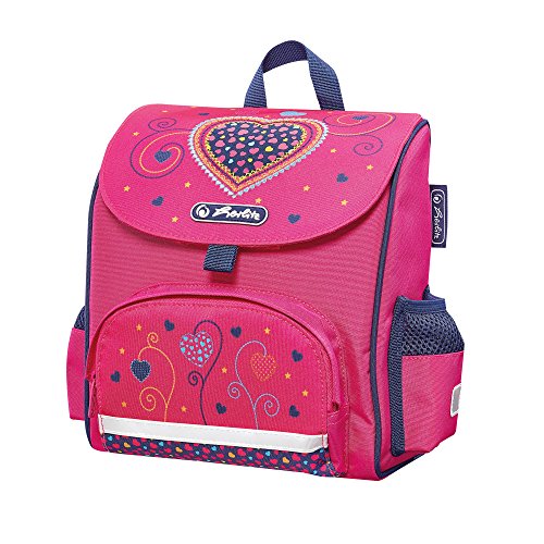 Preisvergleich Produktbild Herlitz Mini Soft Bag Kinder-Rucksack, 26 cm, Pink Hearts