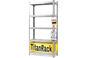 casa pura Scaffalatura per carichi pesanti, 200 x 90 x 30 cm, zincata, scaffalatura, scaffalatura, scaffalatura, sistema a incastro montato senza attrezzi