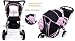 New Baby Pram SWIVEL WHEELS Travel System Buggy (Car Seat,Carrycot,Mattress,Diaper Bag,Parent Tray,Rain Cover,Mosquito Net) (4)