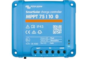 Victron Energy SmartSolar MPPT 75V 10 amp 12/24-Volt Kontroler Ładowania Słonecznego (Bluetooth)