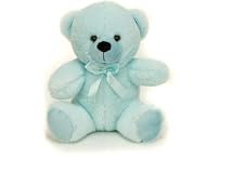 Grandma Smiley's Plush Best Friends 9" Super Color Teddy Bears (Baby Blue)