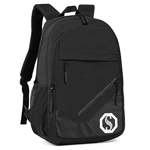 Jungen Schulrucksack Schulranzen Fluoreszierender Schulrucks  cke School bag for boys Laptop Rucksack   USB Kabel  Umh  ngetasche   Geldbeutel M  ppch