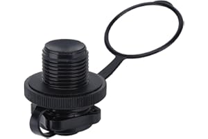 Alomejor Válvula de Aire Inflable para Barco Tornillo 2pcs Válvula Reemplazo de la válvula de Aire para Bote Inflable Barco de Pesca Jilong Bote neumático