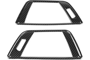 Alupre 2Pcs Carbon Fiber Style Side Air Conditioning Vent Car Interior Moulding Trim Compatible With B-M-W 3 Series F30 13-18