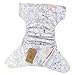 iZiv(TM) Newborn Organic Infant Waterproof/Adjustable/Reusable/Washable Pocket Cloth Diaper Fit Babies 0-3 Years(Star)
