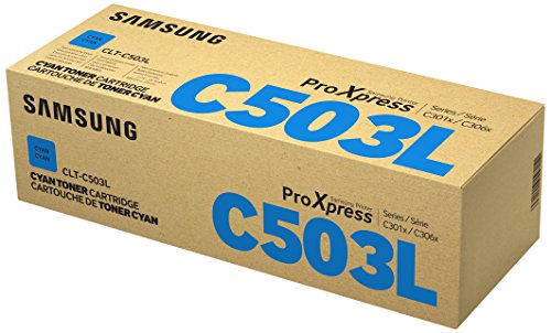 Samsung CLT-C503L/ELS Original Toner Cyan – Kompatibel mit: SL-C3010ND | C3060FR - 3