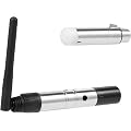 DMX Contrôleur sans fil, émetteur DMX512 sans fil 1DMX512 et 7 récepteurs radio ISM 2,4 GHz, portée jusqu'à 400 m, pour bar, fête, scène, contrôle de la lumière