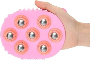 BETUED Cellulite Massager, Remover Brush Mitt 360° Stainless Steel Muscle Pain Relief Relax Massage Brush Glove Thighs & Body - Ergonomic Design Cellulite Brush body Massager Cellulite Remover by Use