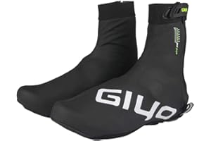 LICHENGTAI Cycling Overshoes Waterproof Windproof Fleece Lined Mtb Road Warm Bike Shoes Covers Bicycle Winter Thermal Protector-black, Bike Cycling Accessories