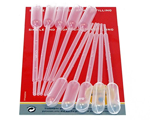 10x Pipetten, Dosierpipetten, Futterpipetten zum genauen Dosieren von Flüssigkeiten
