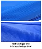 BPS Federabdeckung Randschutz Randabdeckung für Trampolin 305cm Durchmesse, blau PVC – UV beständig, passend für 300cm – 305cm ¡ - 3