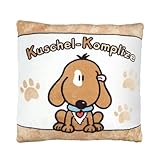 Die Geschenkewelt Sheepworld 42386 Plüsch-Kissen, Motiv Kuschel-Komplize, kleines Zierkissen, 25 cm x 25 cm Die Geschenkewelt Sheepworld 42386 Plüsch-Kissen, Motiv Kuschel-Komplize, kleines Zierkissen, 25 cm x 25 cm