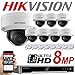 Produktbild HIKVISION 8 MP System 8 CH Kanal NVR IP PoE 8 x 8 MP Megapixel CCTV 2,8 mm Kuppel Kamera Digital Netzwerk Kit Trade Indoor Outdoor Nachtsicht Trade UK ds-7608ni-k2/8P ds-2cd2185fwd-i