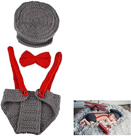 Dhnewsun Cute Baby Infant Babyboy Baygirl Newborn Turtle Costume Photo Photography Prop 0-6 mon Grey Suit