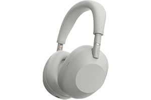 Sony WH-1000XM6 Auriculares Bluetooth inalámbricos con Noise Cancelling, Sonido de Alta resolución, cómodos, diseño Plegable, Estuche Resistente, 30 Horas de batería, iOS y Android - Plata