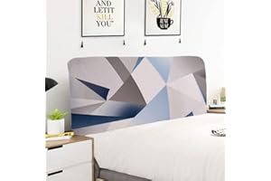 UYEOCO Copritestiera Letto Copertura/Copri Testata Letto Matrimoniale/Singolo Fodera Elastica Protezione,Premium All-Inclusive Tinta Unita Addensare Anti-collisione Cuscino ( Color : 6# , Size : 170cm-190cm