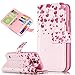 Produktbild Roreikes Samsung Galaxy S5 / S5 Neo Hülle, Galaxy S5 / S5 Neo Case, Hülle Muster Blume Strap Wallet Cover Tasche Bunte Retro PU Leder Flip Case Handytasche Muster Schutz Hüllen im Bookstyle Handyhülle Ledertasche mit Stand mit Neun Funktion Kartenfächer Magnetverschluss Magnet Etui Schale Schutzhüllen für Samsung Galaxy S5 / S5 Neo
