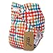 iZiv(TM) Newborn Organic Infant Waterproof/Adjustable/Reusable/Washable Pocket Cloth Diaper Fit Babies 0-3 Years(Red Blue)