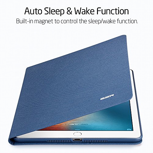 iPad Mini Hülle, ESR® Auto aufwachen / Schlaf Funktion und Einstellbarem Blickwinkel Funktion Schutzhülle für iPad Mini 3/2/1 (Himmelblau) - 5
