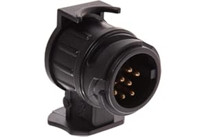 N-K 12 V 13 à 7 broches Adaptateur de remorque Convertisseur électrique Camion Connecteur de remorque Attelage de remorquage Prise de remorquage Respectueux de l'environnement et Agréable