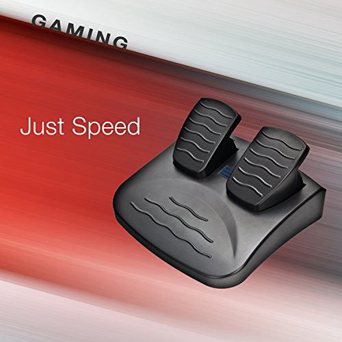 Esperanza Gaming Volante y Pedales de Acelerador y Freno Negro