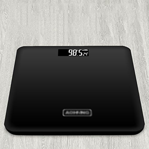 DWW-weight scales Weight scale Black home health ultra-precise night vision can be measured temperature Digital Scale ( Size : 28cm )