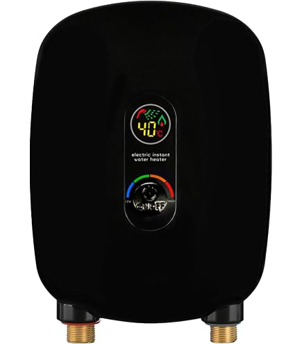 Calentador De Agua Eléctrico Sin Tanque De 6500W, Instantáneo Para Ducha, 0-55°C, 29x19x6.5cm, Con Ducha Y Accesorios