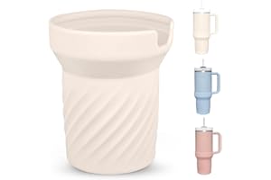 Apritsce Fundas de Silicona para Stanley Cup, Funda Protectora para Botellas de Agua, Funda Protectora de Silicona para Stanley Quencher Adventure 40oz, Accessori per Borracce Stanley, Beige