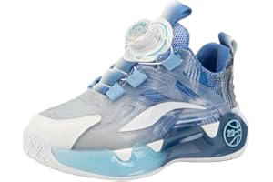 Hixingo Enfant Chaussure de Basketball Garçon Sneakers Baskets Enfant Filles Mode Baskets de Basket-Bal Hautes pour Chaussures de Sport, pour Mixte Homme Femme Jeunes