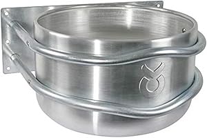 Kerbl Aluminiowy pojemnik na karmę okrągły