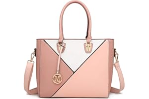 Miss Lulu Borsa Tote Donna Elegante, Borsa Tracolla Donna Grande, Borse a Mano Spalla Con Tracolla Regolabile, Impermeabile