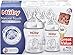 Nuby Natural Touch Decorated Baby Bottles (270 ml, Pack of 6)
