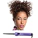 HerStyler Professional Baby Purple Curling Wand Hair Curler 9mm - 18mm for Perfect Baby Curls