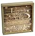 Price comparison product image Wooden Box Frame Light Up LED Slogan Plaque Love Sign ~ I Love You To The Moon And Back