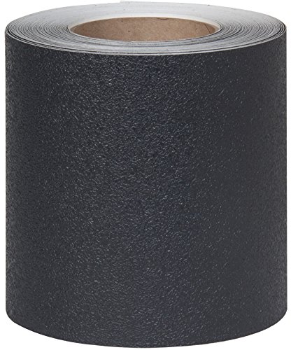 Safe Way Traction 3510-6-12 - Rollo de cinta de seguridad antideslizante (goma, 15,24 x 30,48 cm), color negro