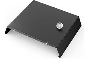 ONLY FIRE Onlyfire nakładka do pizzy z termometrem, osłona do pizzy na grill gazowy, okap do pizzy, regulacja szerokości 53-78 cm