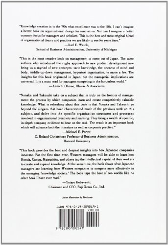 The Knowledge-Creating Company: How Japanese Companies Create the Dynamics of Innovation