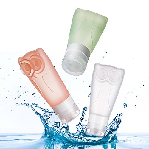 Tragbare Reise-Flaschen Silikon-ContainerSet für Shampoo Body Lotion Leak Proof, 3 Stücke Set - 2