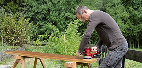 Einhell Exzenterschleifer TE-RS 40 E (400 W, Schleifteller Ø 125 mm, Drehzahlregelung, Staubfangbox und Absaugadapter, Koffer) - 8