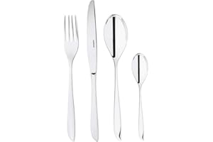 Sambonet Zestaw sztućców, stalowy, szary, 6 osób - 24 szt