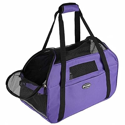 Kaka mall Sac de Transport pour Chien Chat, Kaka mall Sac à Main Bandoulière Démontable Lavable Pliable pour Chien Chat Chiot Lapin Animal de Compagnie ( 43*20 *29 CM)