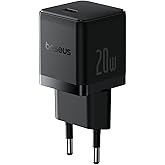 Baseus 20W Hızlı Şarj Cihazı, Palm 1C USB-C Duvar Adapt&ouml;r&uuml;, BCT Soğutma Teknolojisi ve Akıllı &Ccedil;ip Koruması, Kompakt Şarj Başl