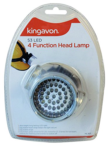 Preisvergleich Produktbild Kingavon LED 4 Funktion Kopf Lampe, Silber