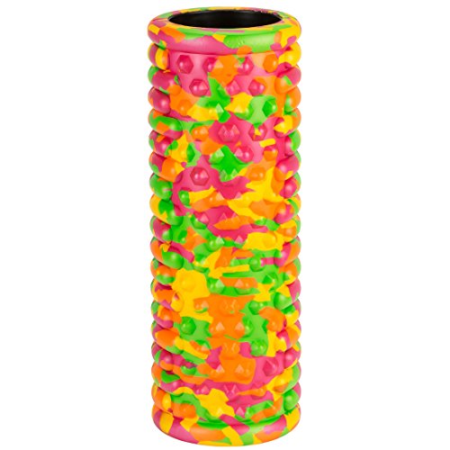 Ultrasport DIY Massagerolle mit 3 Zonen Druckpunkt Oberflächendesign inkl. Trainingsposter - 2