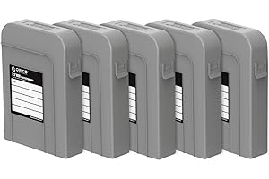 ORICO Externe Étui pour Disque Dur DE 3,5 Pouces, Boîtier de Protection Antichoc et Pare-poussière, Boite Disque Dur 3.5-Gris